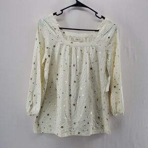 Style & Co Ivory Star Print Small (AN)